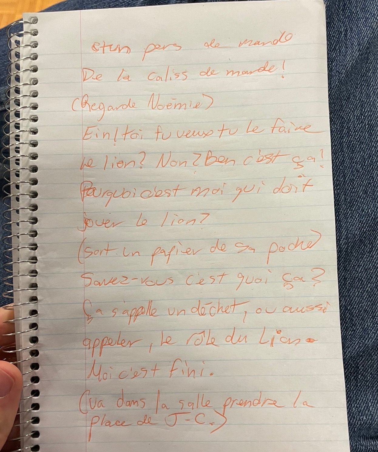 Première version du monologue d'Antoine - 7 mars 2024